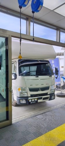 【彰化店】FUSO隔熱紙開箱 FT中型貨車改裝露營車~FSK藍鑽--前檔B35車身B15