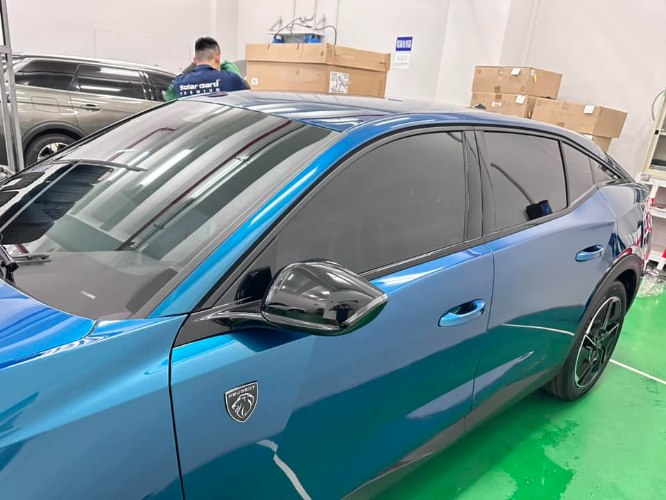 【潭子店】FSK冰鑽KT隔熱紙開箱啦!標緻汽車PEUGEOT 408全車隔熱紙 FSK冰鑽KT38/KT18