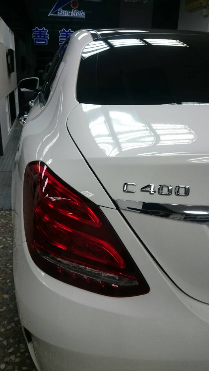 【文心店】賓士BENZ C 400 V-KOOL 前檔V30 車身X-15