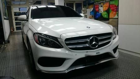 【文心店】賓士BENZ C 400 V-KOOL 前檔V30 車身X-15